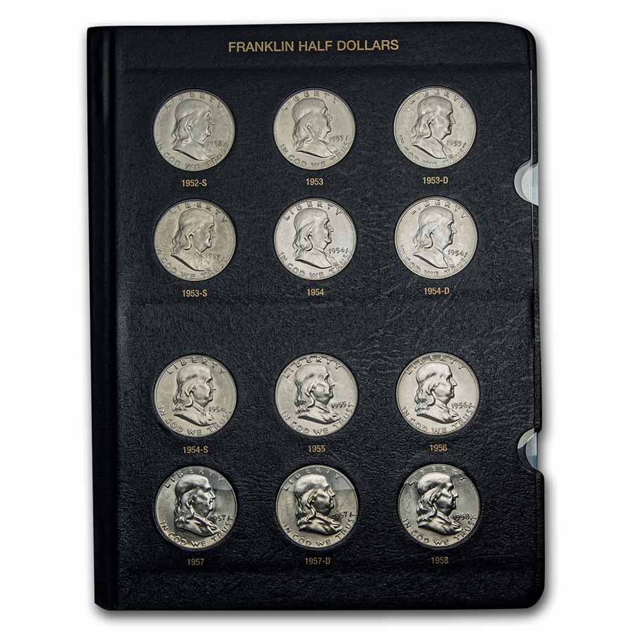 Buy 1948-1963 Franklin Half Dollar Set BU (Whitman Album